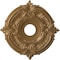 Ekena Millwork Attica PVC Clng Medallion (Fits Canopies up to 5 5/8"), Metallic Gold Rush, 16"OD x 3 1/2"ID x 1"P CMP16ATCGH - alternate 1